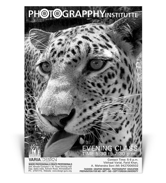Poster Design for Photograpphy Institutte Poster Design for Photograpphy Institutte